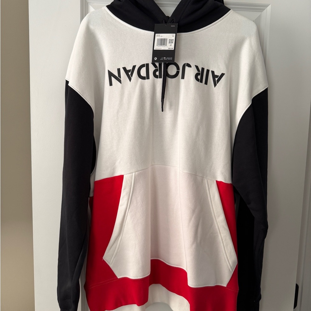 Jordan 4 Black and White Fleece Hoodie